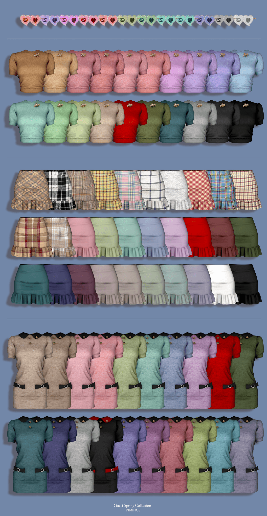 Галерея мода Сет одежды Gucci Spring Collection #1